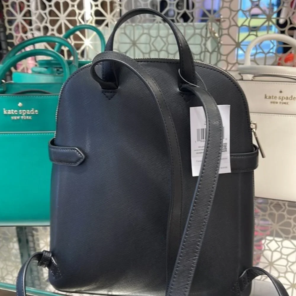 Kate Spade Staci Dome Backpack Black - Picture 6 of 16